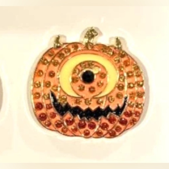BAUBLEBAR PIXAR Monsters Inc Mike Wasowski Pumpkin Earrings - Picture 3 of 3